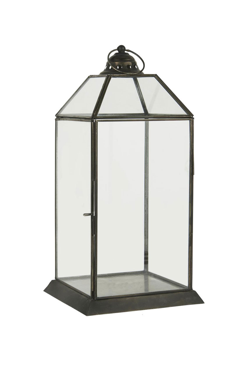 Lampion szklany Afrundet ze skośnym dachem IB LAURSEN