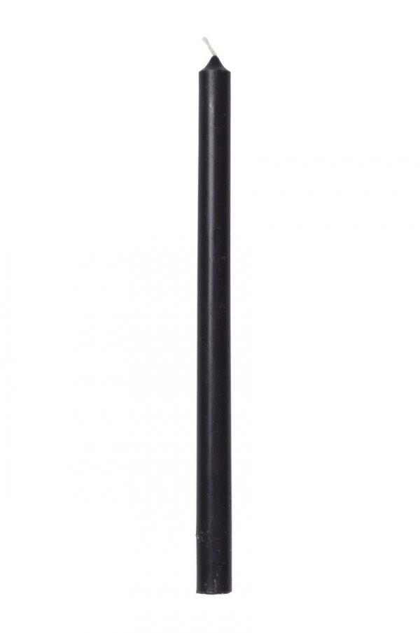 Czarna świeczka IB LAURSEN - wysokość 20 cm