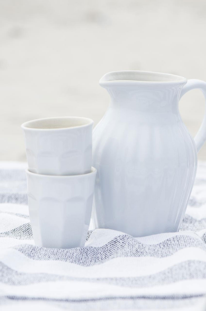 Ceramiczny kubek Cafe latte IB LAURSEN 200 ml w kolorze białym