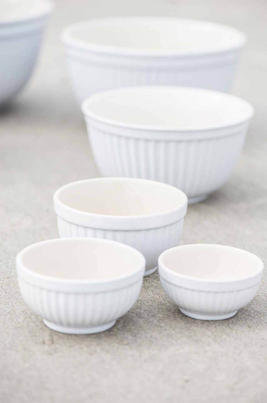 Zestaw 3 misek ceramicznych MYNTE IB LAURSEN - białe (Pure White)